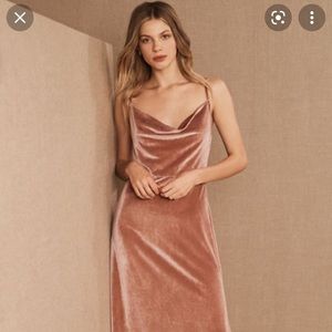 Anthropologie BHLDN Nasha Dark Mauve Maxi Dress